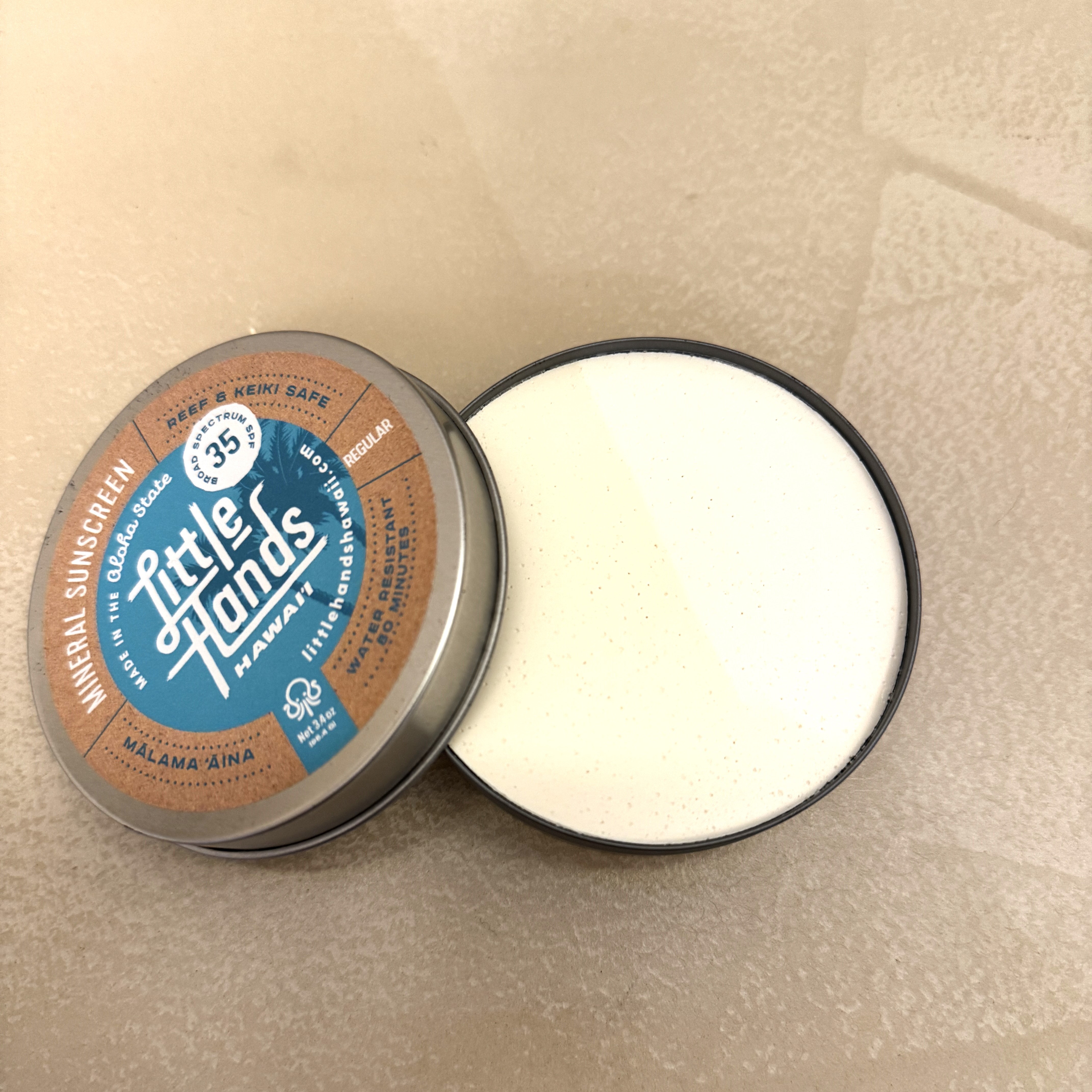 【クリア】缶タイプLittle Hands Hawaii(リトルハンズハワイ)
